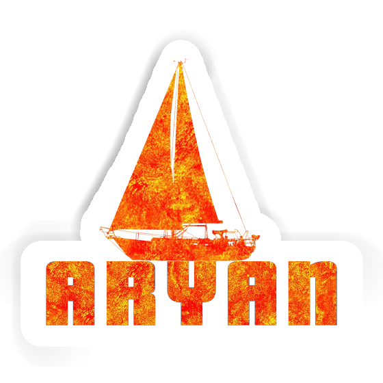 Sticker Aryan Sailboat Notebook Sticker Aryan Sailboat Notebook Image