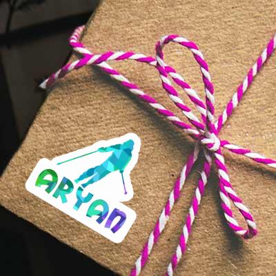 Sticker Aryan Skier Notebook Sticker Aryan Skier Gift package Image