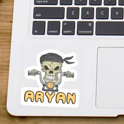 Motorcycle Rider Sticker Aryan Motorcycle Rider Sticker Aryan Image