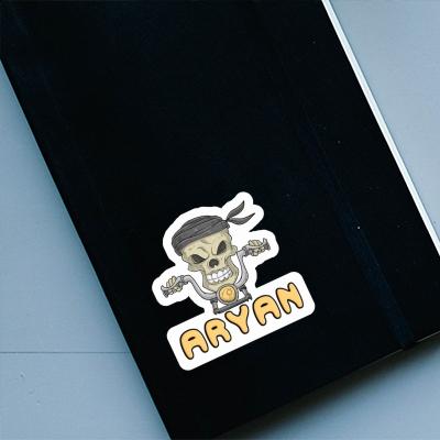 Motorcycle Rider Sticker Aryan Notebook Motorcycle Rider Sticker Aryan Notebook Image