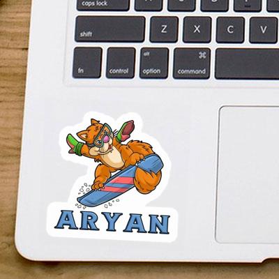 Snowboarder Sticker Aryan Snowboarder Sticker Aryan Image