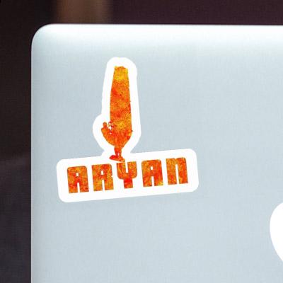 Sticker Windsurfer Aryan Notebook Sticker Windsurfer Aryan Notebook Image
