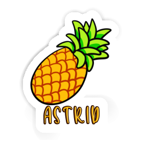 Astrid Autocollant Ananas Image