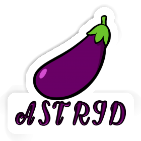 Astrid Sticker Eggplant Image