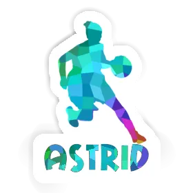 Sticker Astrid Basketballspielerin Image