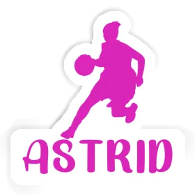 Sticker Astrid Basketballspielerin Image