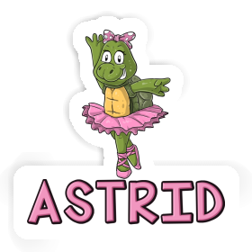 Astrid Autocollant Tortue Image