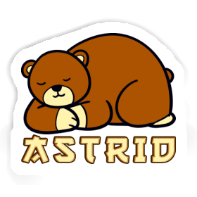 Sticker Astrid Bear Image