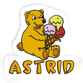 Sticker Bear Astrid Image