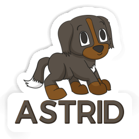 Bernese Dog Sticker Astrid Image