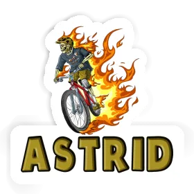 Astrid Sticker Freeride Biker Image