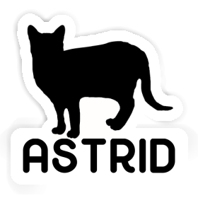 Astrid Autocollant Chat Image