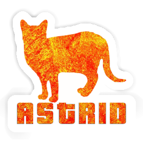 Sticker Astrid Cat Image