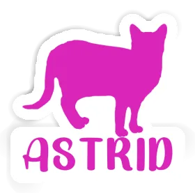 Katze Aufkleber Astrid Image