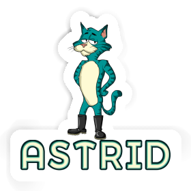 Astrid Autocollant Chat Image