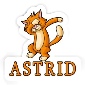 Autocollant Astrid Chat Image