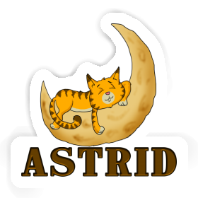 Autocollant Astrid Chat Image