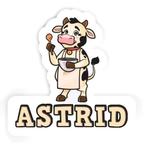 Autocollant Vache Astrid Image