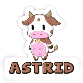 Autocollant Vache Astrid Image