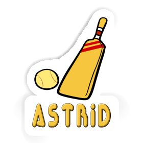 Autocollant Astrid Maillet de cricket Image