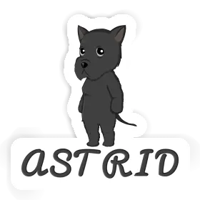 Riesenschnauzer Sticker Astrid Image