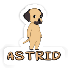 Rhodesian Ridgeback Sticker Astrid Image