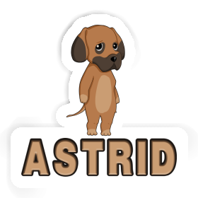 Dogue allemand Autocollant Astrid Image