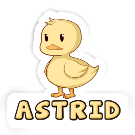 Astrid Sticker Duck Image