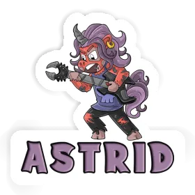 Astrid Autocollant Rockeuse Image