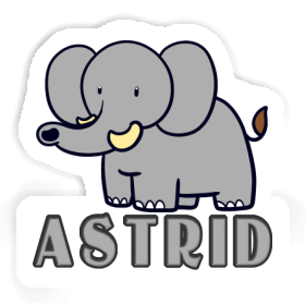 Sticker Elephant Astrid Image