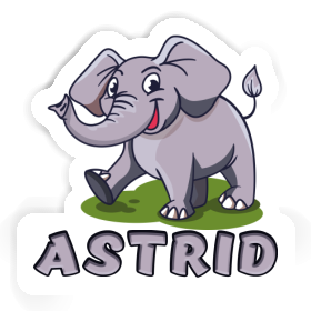 Sticker Elephant Astrid Image