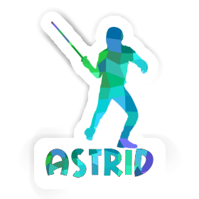 Sticker Fencer Astrid Image