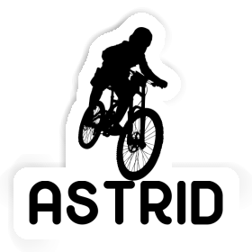 Astrid Sticker Freeride Biker Image