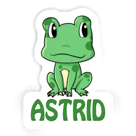 Astrid Autocollant Grenouille Image