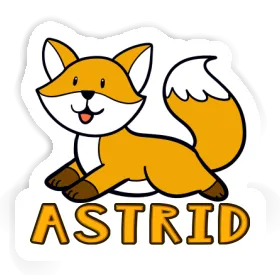 Astrid Autocollant Renard Image