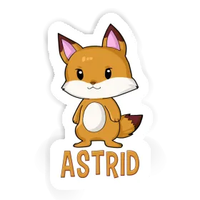 Fox Sticker Astrid Image