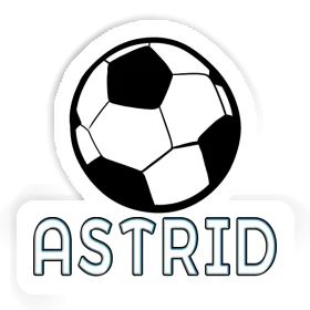 Autocollant Ballon de foot Astrid Image