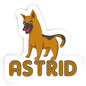 Sticker Sheperd Dog Astrid Image