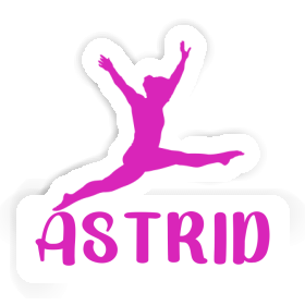 Astrid Sticker Gymnast Image