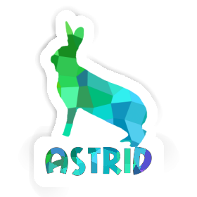 Rabbit Sticker Astrid Image