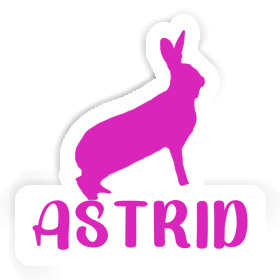 Rabbit Sticker Astrid Image