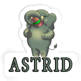 Elephant Sticker Astrid Image