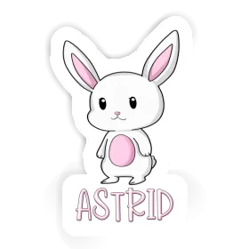 Lapin Autocollant Astrid Image