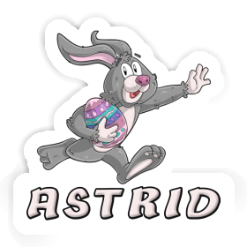 Sticker Rugby rabbit Astrid Image