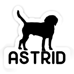 Sticker Astrid Hund Image