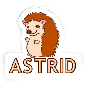 Astrid Sticker Hedgehog Image