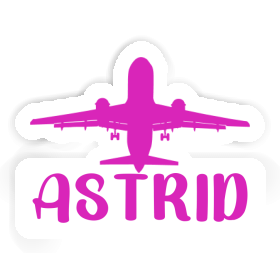 Astrid Autocollant Jumbo-Jet Image