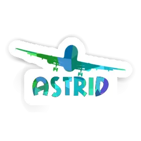 Airplane Sticker Astrid Image