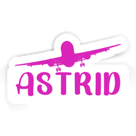 Avion Autocollant Astrid Image