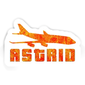 Sticker Jumbo-Jet Astrid Image